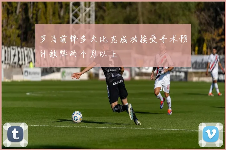 罗马前锋多夫比克成功接受手术预计缺阵两个月以上